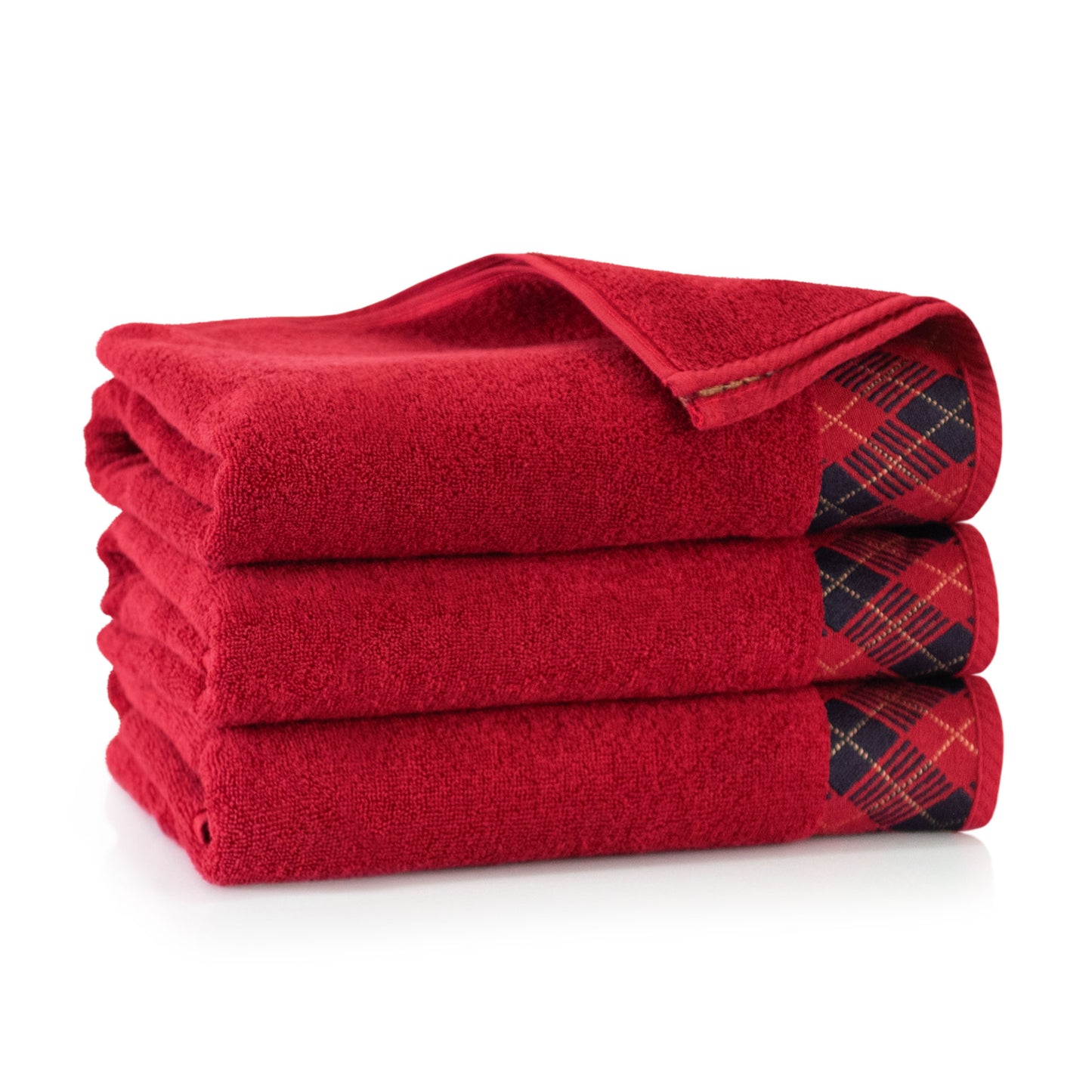 Christmas Towels, Red , 2 PCS - Gatta Finland