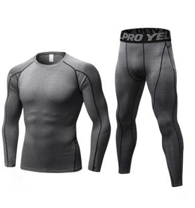 FREE DELIVERY-Men's Fitness Running Compression Training Suit Tights Long-sleeved Shirt Pants Leggings Sports Suit Fitness Sportswear - Gatta Finland