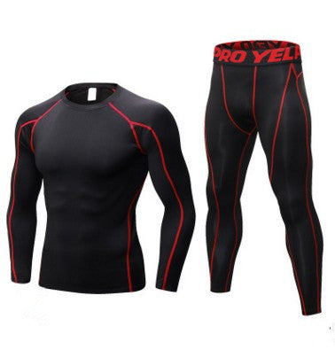 FREE DELIVERY-Men's Fitness Running Compression Training Suit Tights Long-sleeved Shirt Pants Leggings Sports Suit Fitness Sportswear - Gatta Finland