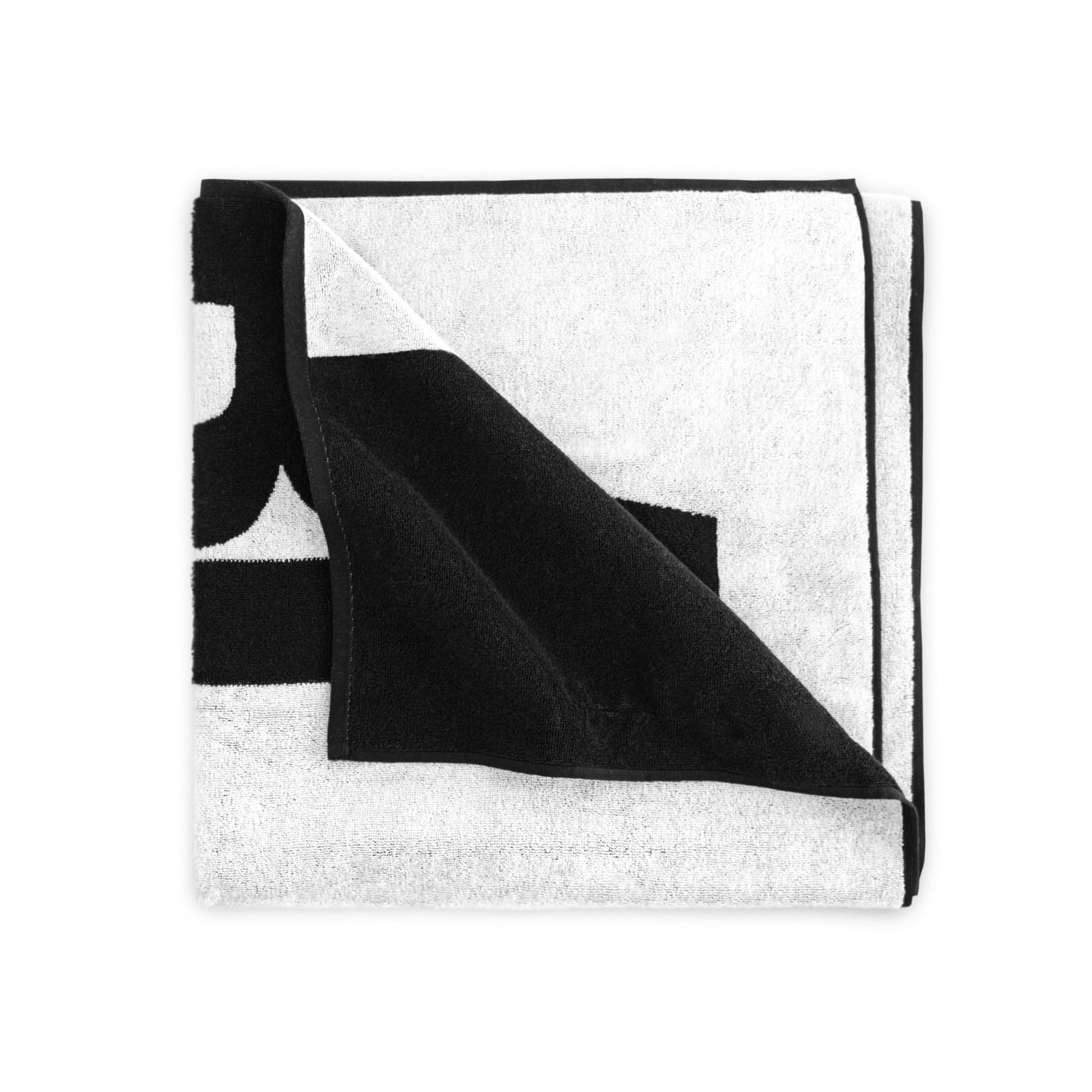 Beach Towel Black & White, size 100x160 (Big size) - Gatta Finland