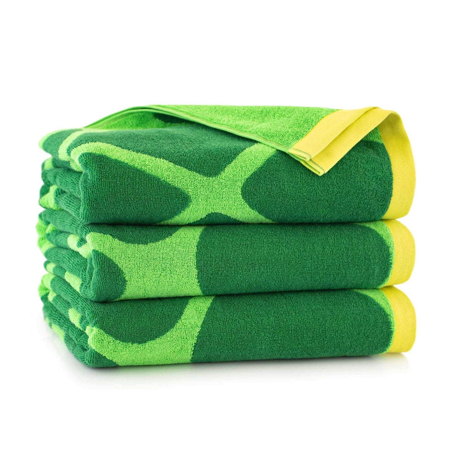 Pineapple Beach/Body Towel  Green/Yellow, size 100x160 - Gatta Finland