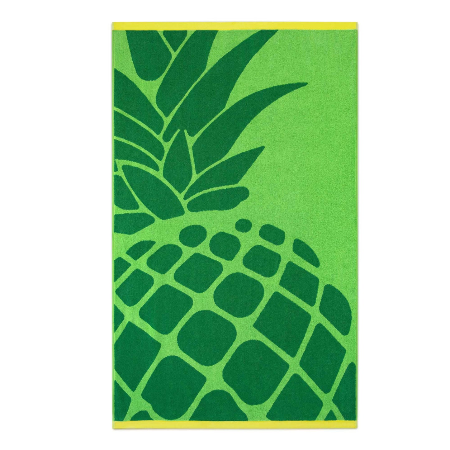 Pineapple Beach/Body Towel  Green/Yellow, size 100x160 - Gatta Finland