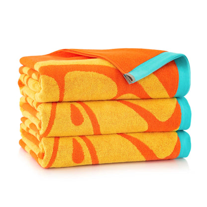 Beach / Body Towel Orange+Blue, size 100x160 - Gatta Finland