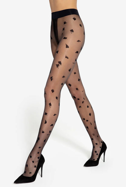 Gatta Arti 04 - trendy tights with a trendy pattern - Gatta Finland